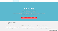 Desktop Screenshot of cebelca.biz