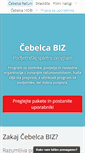 Mobile Screenshot of cebelca.biz